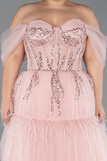 Robes De Soirée Grande Taille Longue Poudre ABU3621