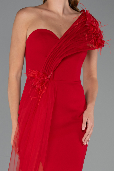 Robe de Soirée Longue Rouge ABU4969