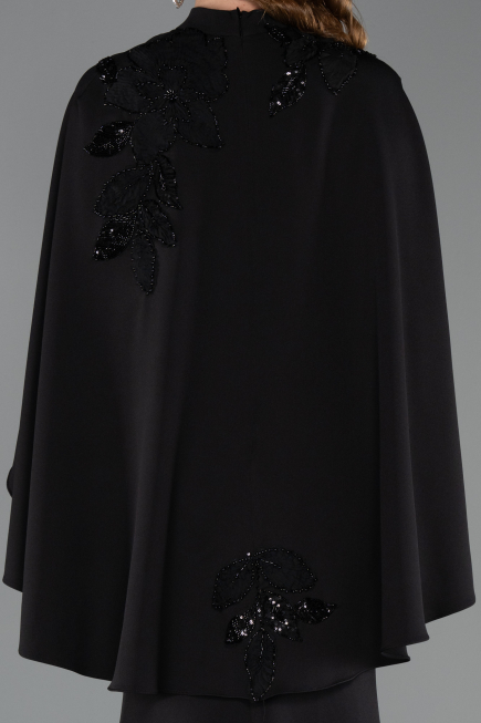 Robe Queue de Poisson Longue Noir ABU5485
