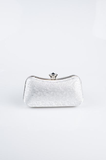 Sac de Soirée Luxe A motifs Argent SH855