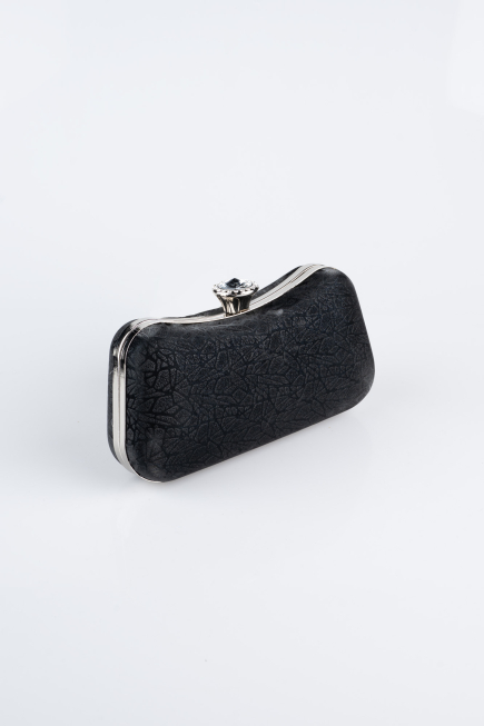Sac de Soirée Luxe A motifs Noir SH855