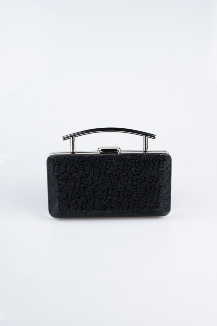 Sac de Soirée Luxe A motifs Noir SH857