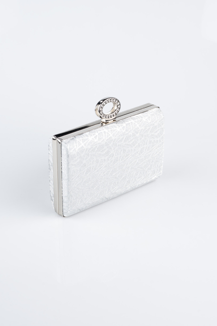 Sac de Soirée Luxe A motifs Argent SH858