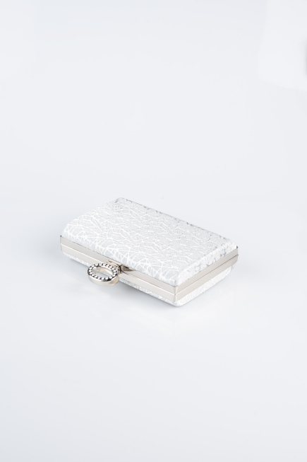 Sac de Soirée Luxe A motifs Argent SH858
