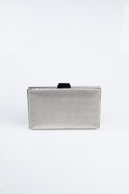 Sac de Soirée Luxe A motifs Platine SH859
