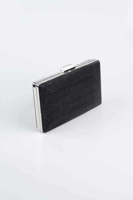 Sac de Soirée Luxe A motifs Noir SH859