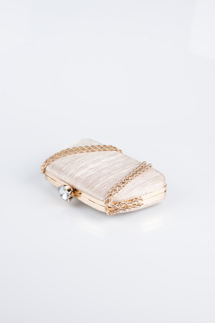 Sac de Soirée Luxe Coupe Au Laser Or SH860