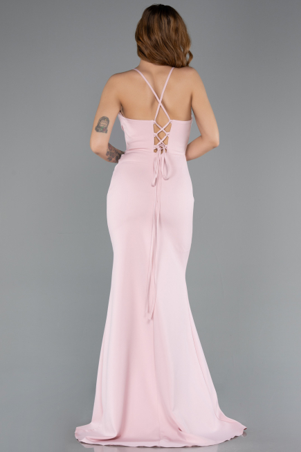 Robe de Soirée Longue Poudre ABU5506