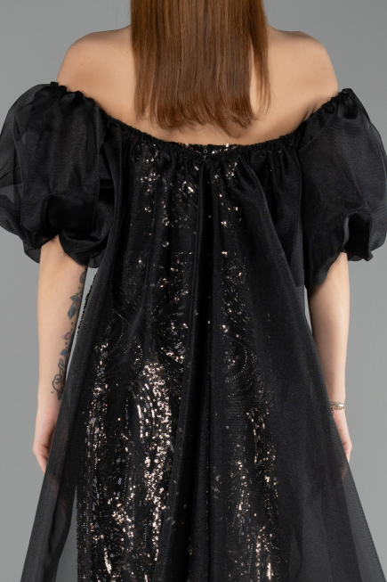 Robe de Soirée Longue Noir ABU5537