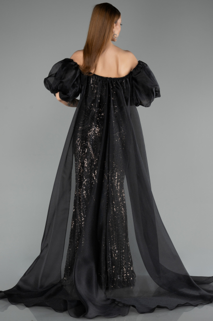 Robe de Soirée Longue Noir ABU5537