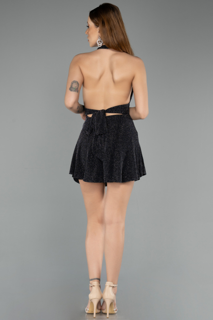 Robe de Cérémonie Mini Noir ABK2490