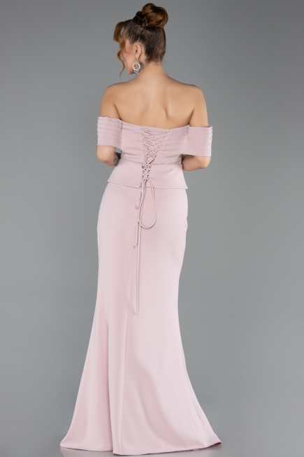 Robe de Soirée Longue Poudre ABU5559