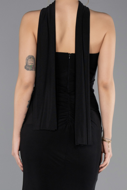 Robe de Soirée Longue Noir ABU5561