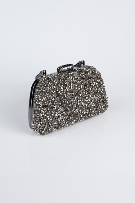 Sac de Soirée Luxe Plâtre Platine SH839
