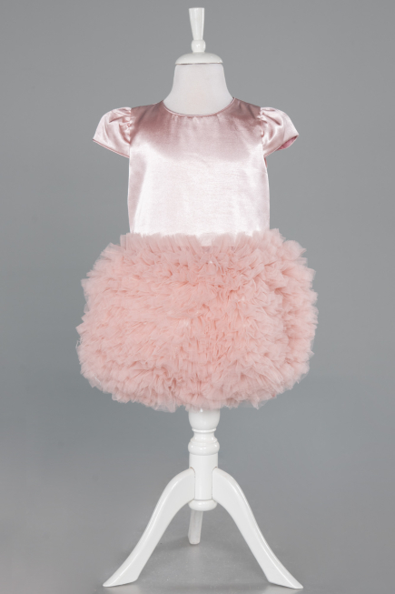 Robe de Soirée Enfants Courte Poudre ABK2502