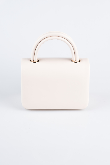 Sac De Soirée Luxe Cuir Nude KC264