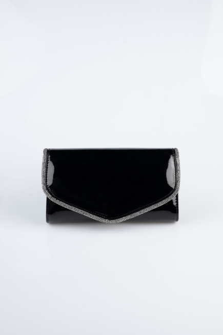 Sac de Soirée Luxe Avec Mirroir Noir KC118