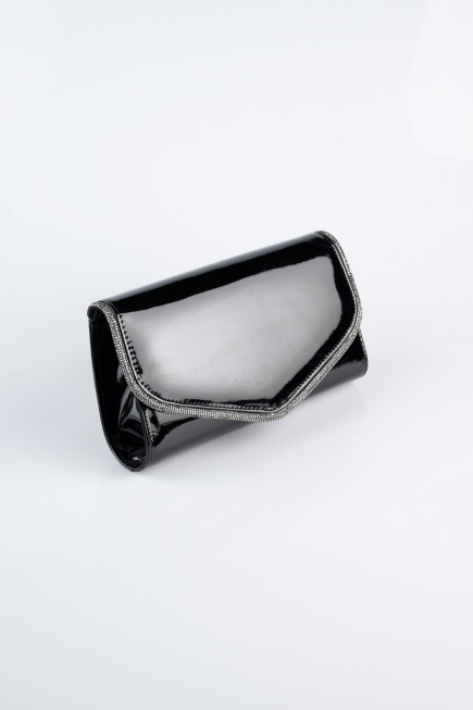 Sac de Soirée Luxe Avec Mirroir Noir KC118
