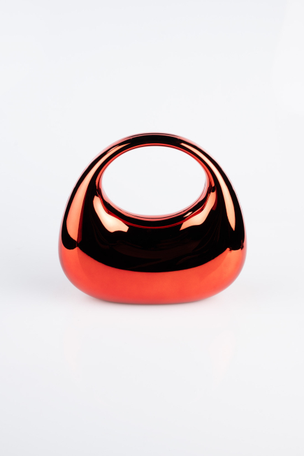 Sac de Soirée Luxe Avec Mirroir Rouge KC786