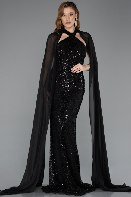Robe de Soirée Longue Noir ABU5595