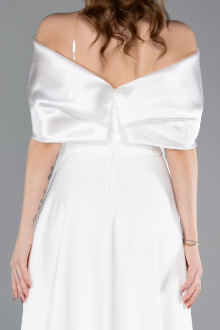 Tenue de Soirée Midi Blanc ABK2523