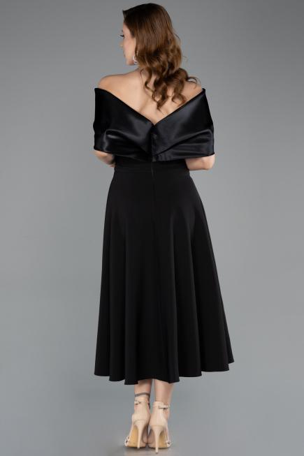 Tenue de Soirée Midi Noir ABK2523