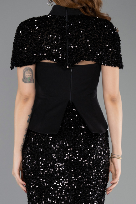 Robe de Soirée Longue Noir ABU5640