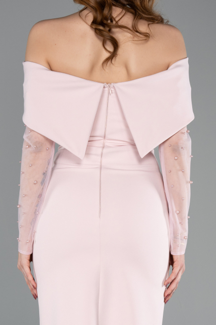 Robe de Cérémonie Midi Poudre ABK2522