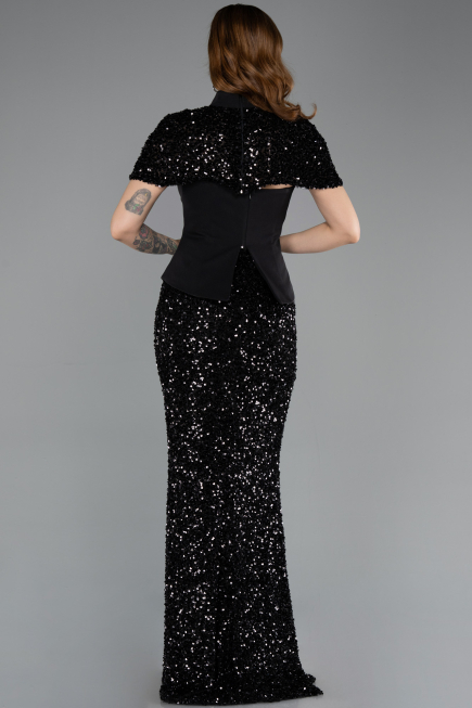 Robe de Soirée Longue Noir ABU5640