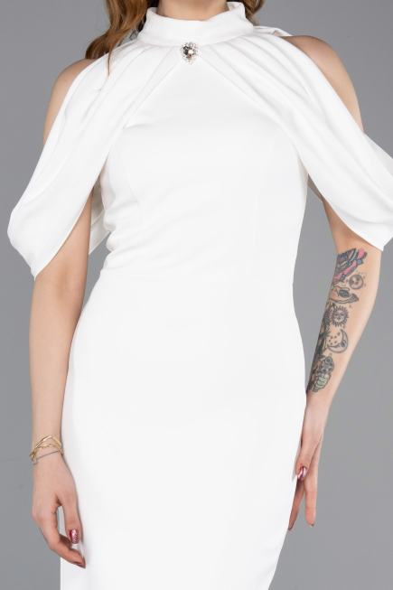 Tenue de Soirée Midi Blanc ABK2517