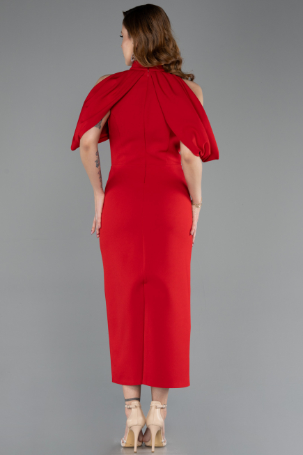 Tenue de Soirée Midi Rouge ABK2517