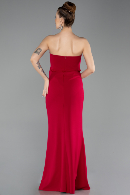 Robe Queue de Poisson Longue Fuchsia foncé ABU5680