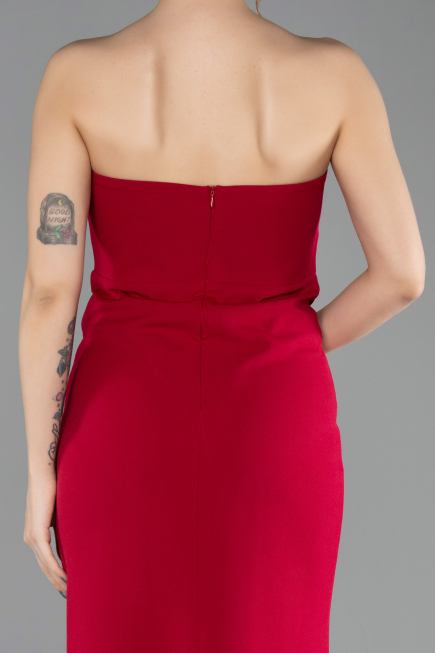 Robe Queue de Poisson Longue Fuchsia foncé ABU5680