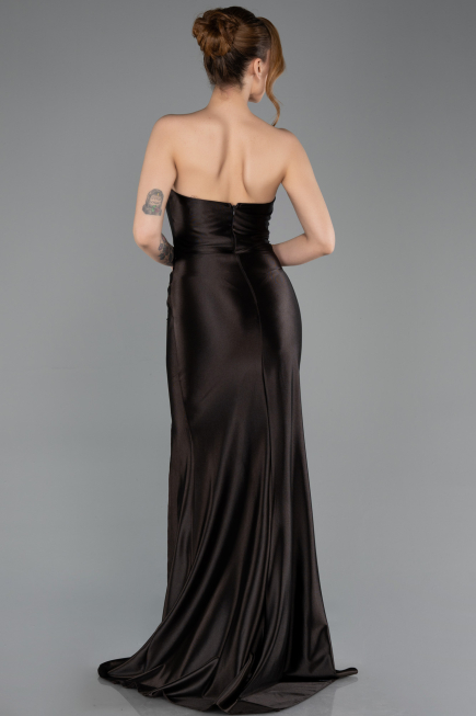 Robe de Soirée Longue Brun ABU5707