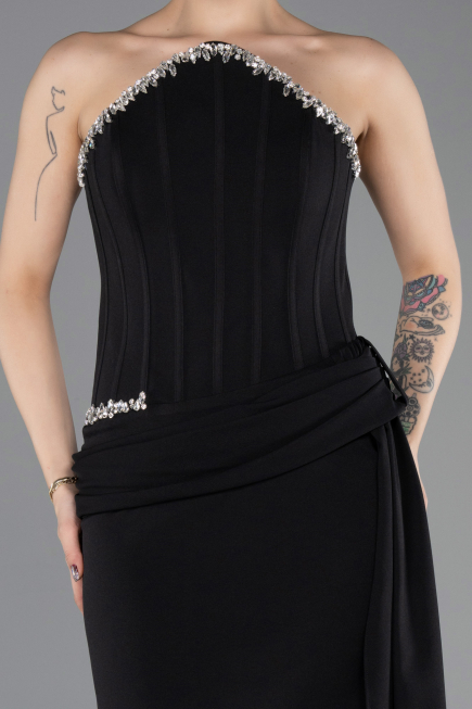 Robe de Soirée Longue Noir ABU5737