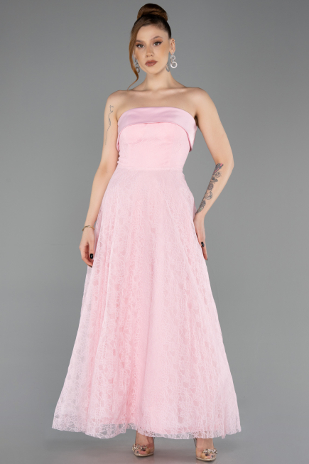 Tenue de Soirée Midi Dantelle Poudre ABK2538