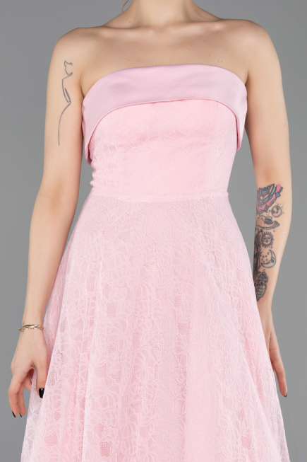 Tenue de Soirée Midi Dantelle Poudre ABK2538