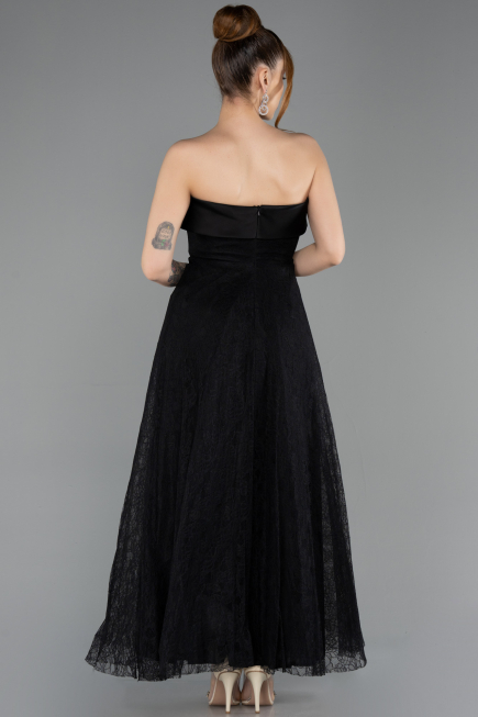 Tenue de Soirée Midi Dantelle Noir ABK2538