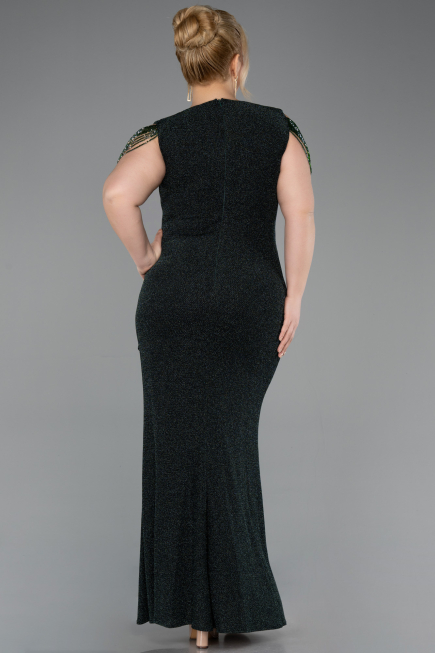 Robe De Soirée Grande Taille Longue Émeraude ABU5731