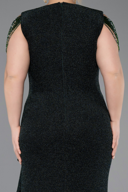 Robe De Soirée Grande Taille Longue Émeraude ABU5731