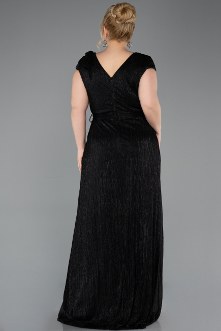 Robe De Soirée Grande Taille Longue Noir ABU5836
