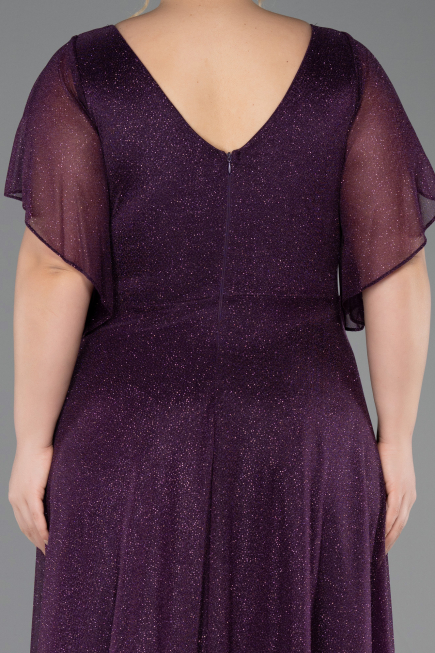 Robe De Soirée Grande Taille Longue Violet ABU5323