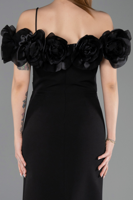 Robe de Cérémonie Midi Noir ABK2553