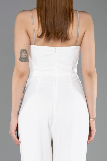Robe de Cérémonie Longue Blanc ABT137