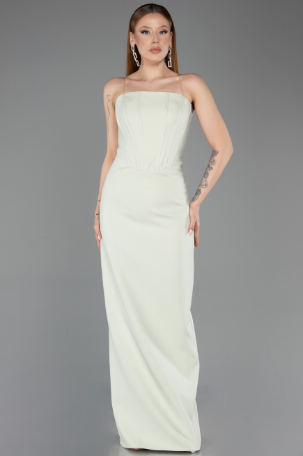 Robe de Soirée Longue Menthe ABU5889