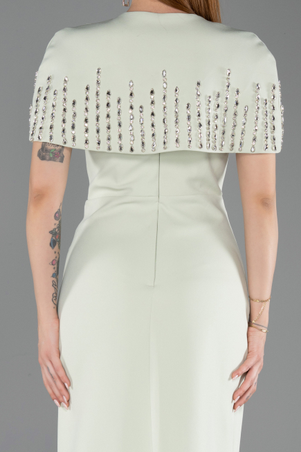 Robe de Soirée Longue Menthe ABU5889
