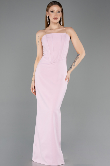Robe de Soirée Longue Poudre ABU5889
