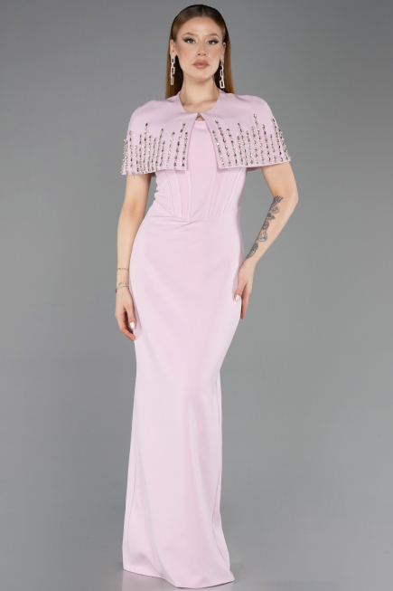 Robe de Soirée Longue Poudre ABU5889