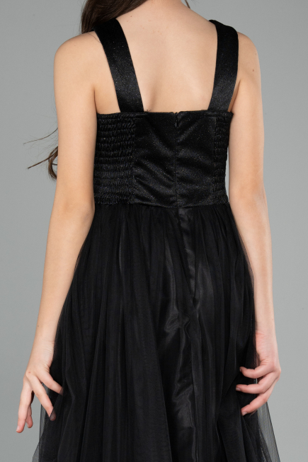 Robe De Soirée Enfants Longue Noir ABU2447