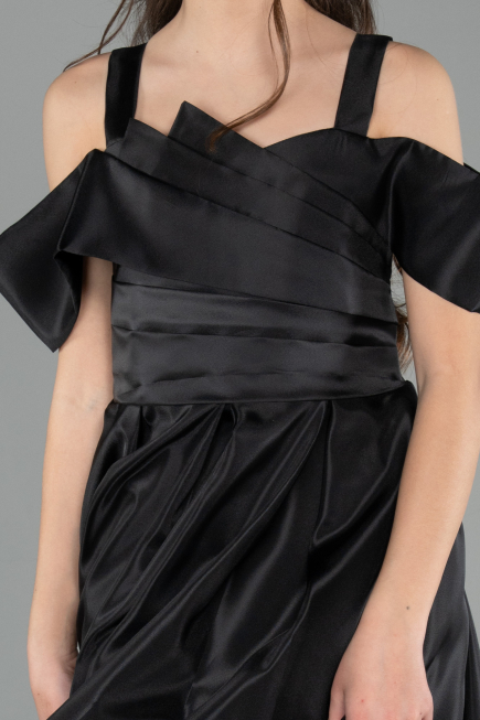 Robe de Soirée Enfants Longue Noir ABU5903